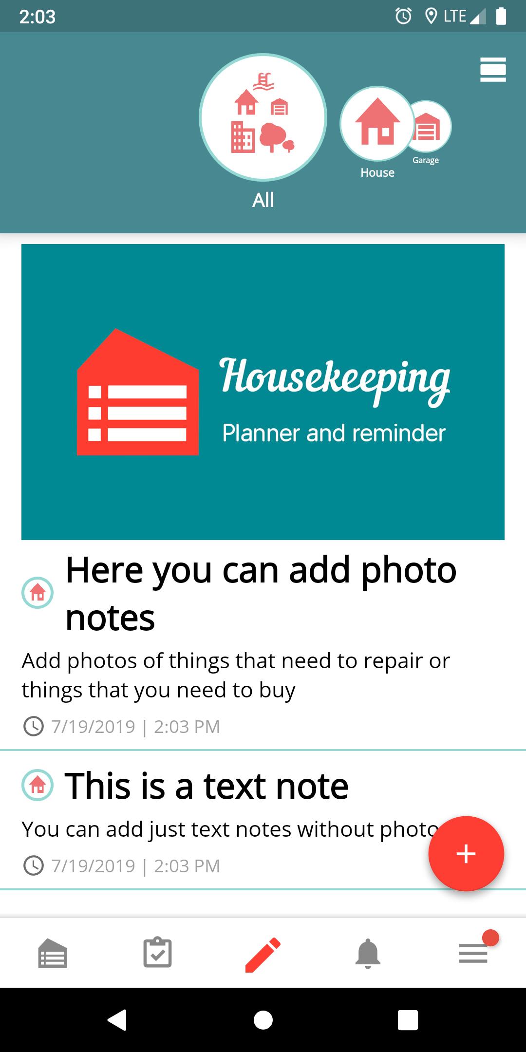 Housekeeping