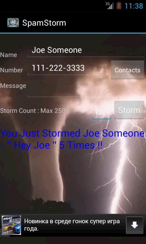 Spam Storm