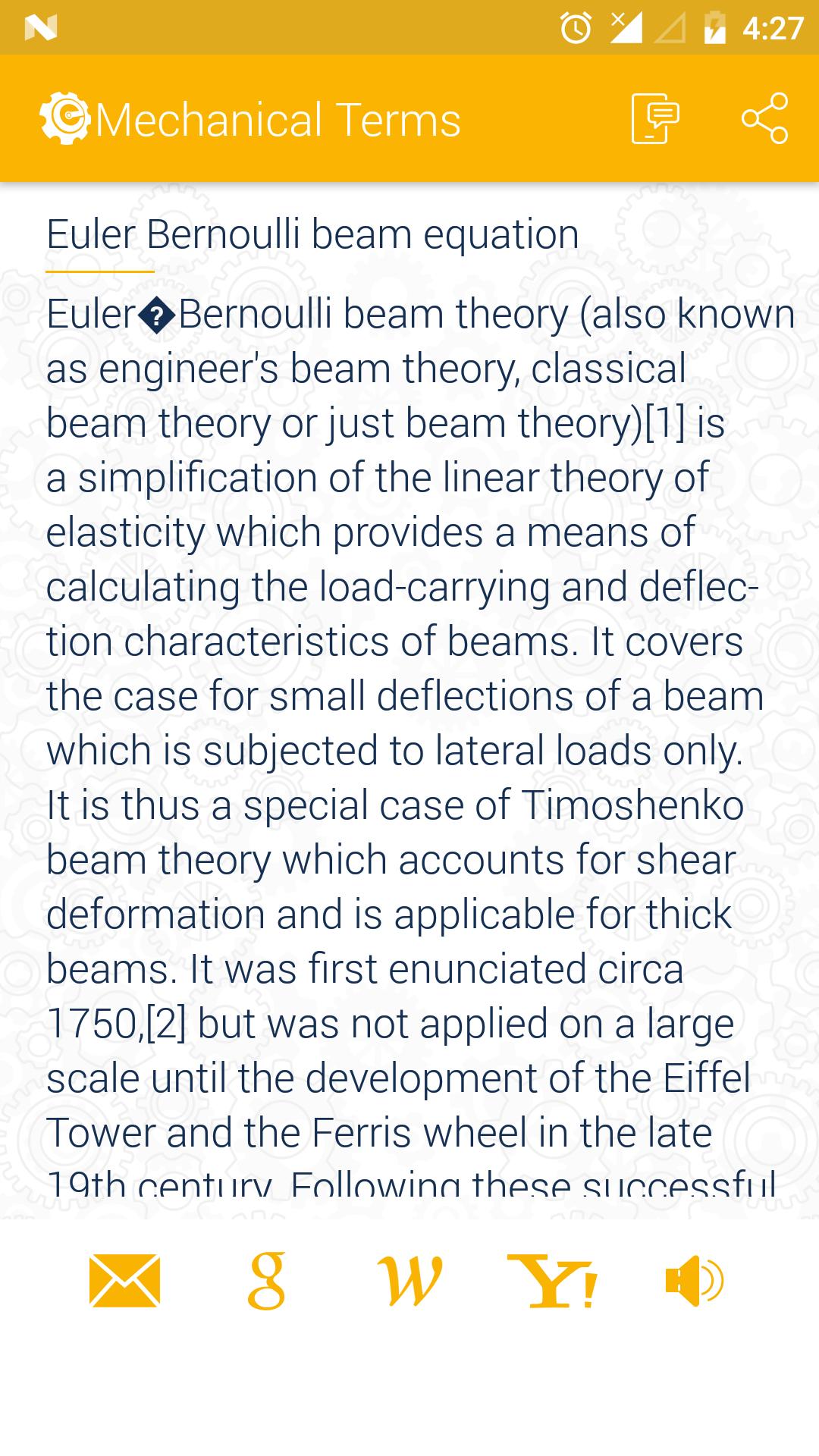 Mechanical Terms