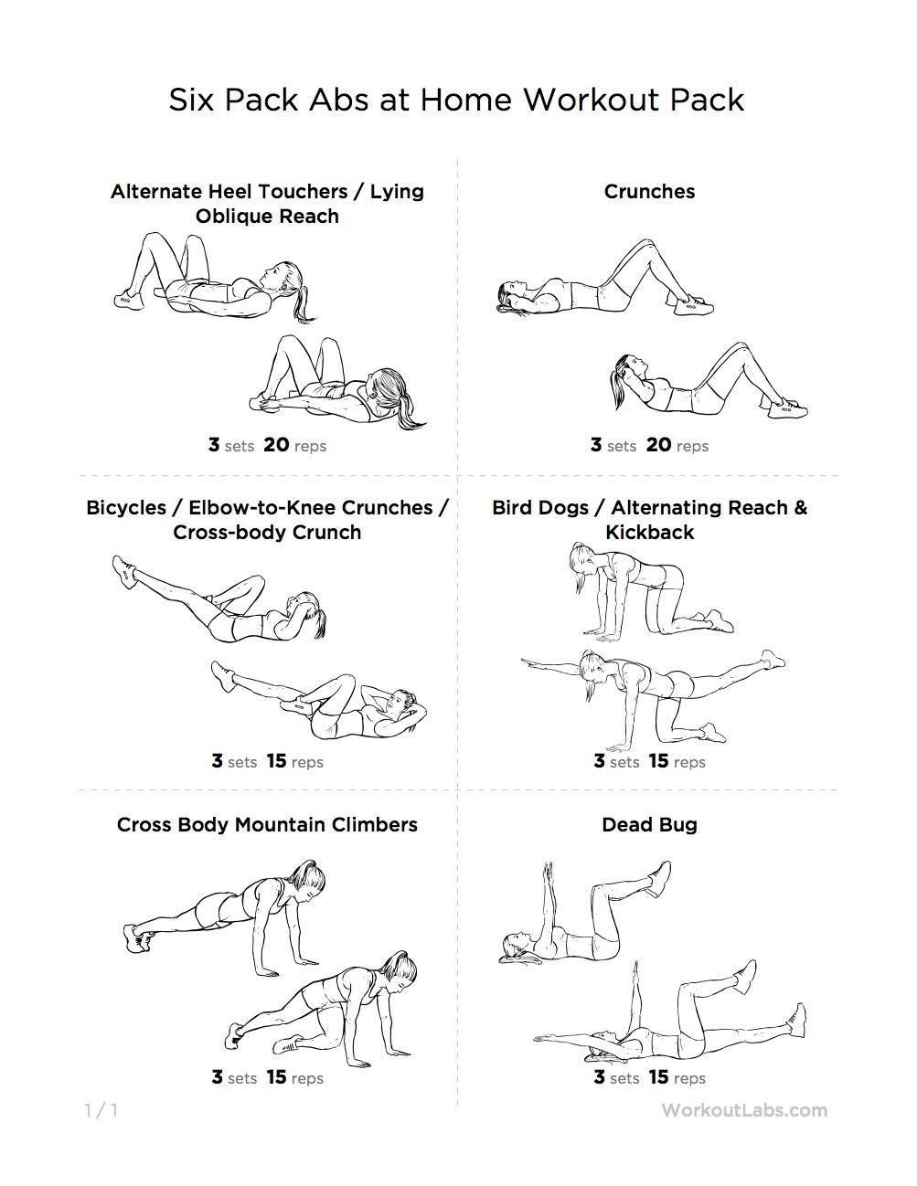 Abs workout For Women Steps