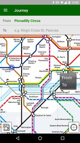 Transit London UK by NAVITIME