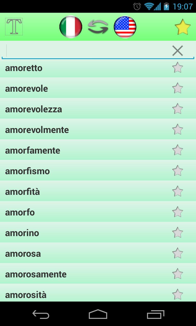 English Italian Dictionary
