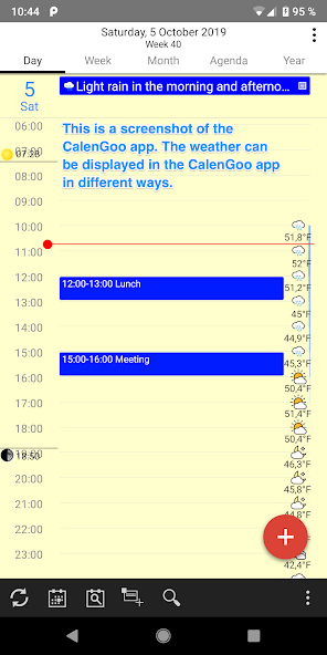 CalenGoo Weather Add-On