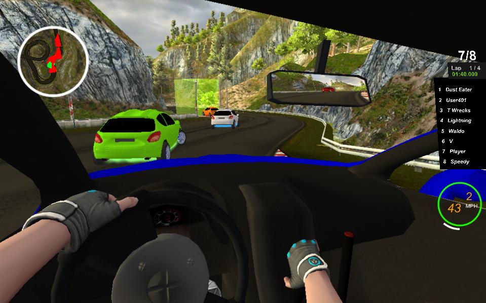 Racing Game Template Demo