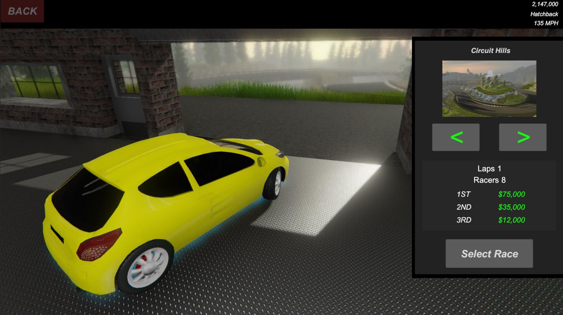 Racing Game Template Demo