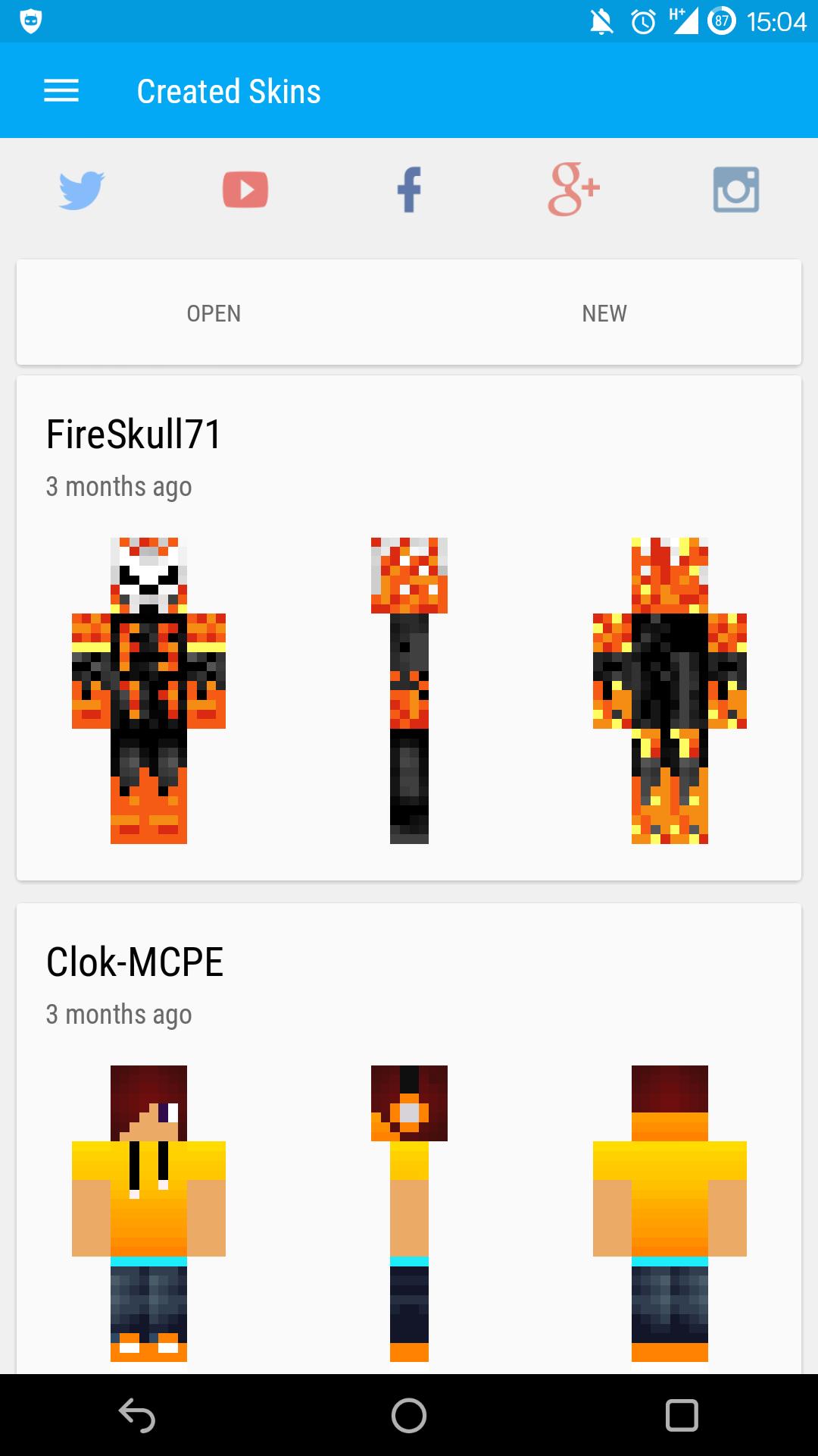 Skin Editor for Minecraft PE