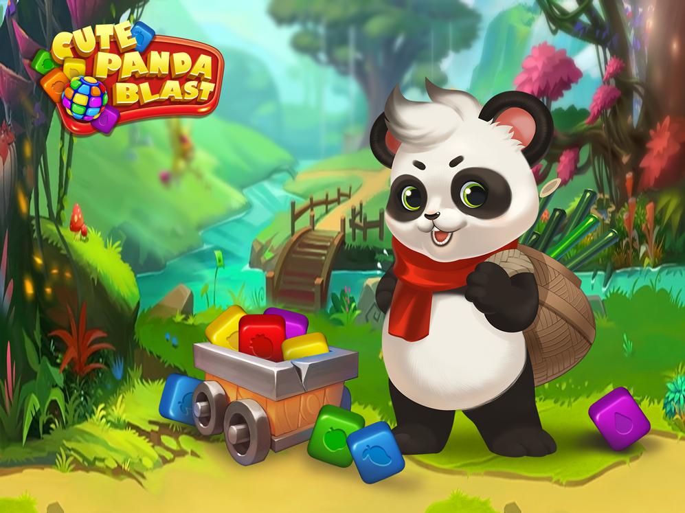 Cute Panda Blast
