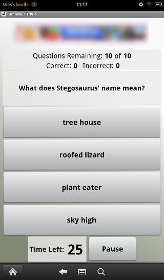 Dinosaur Trivia Quiz