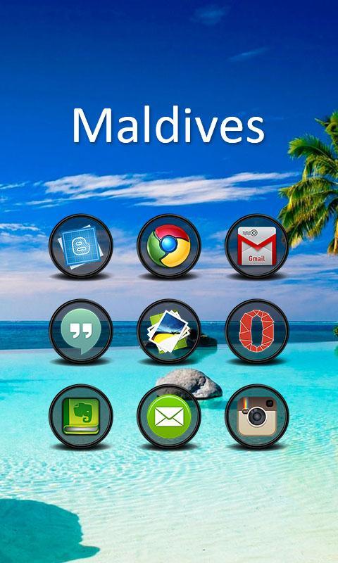 Maldives - Solo Launcher Theme
