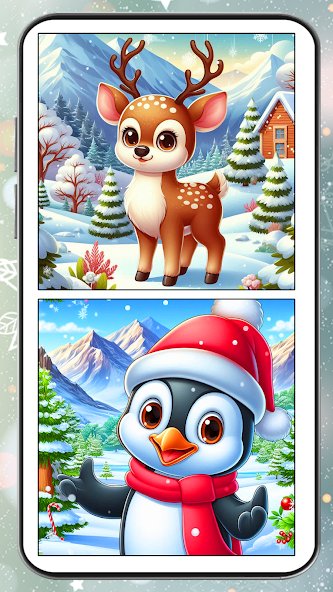 Christmas Gliter Coloring Book