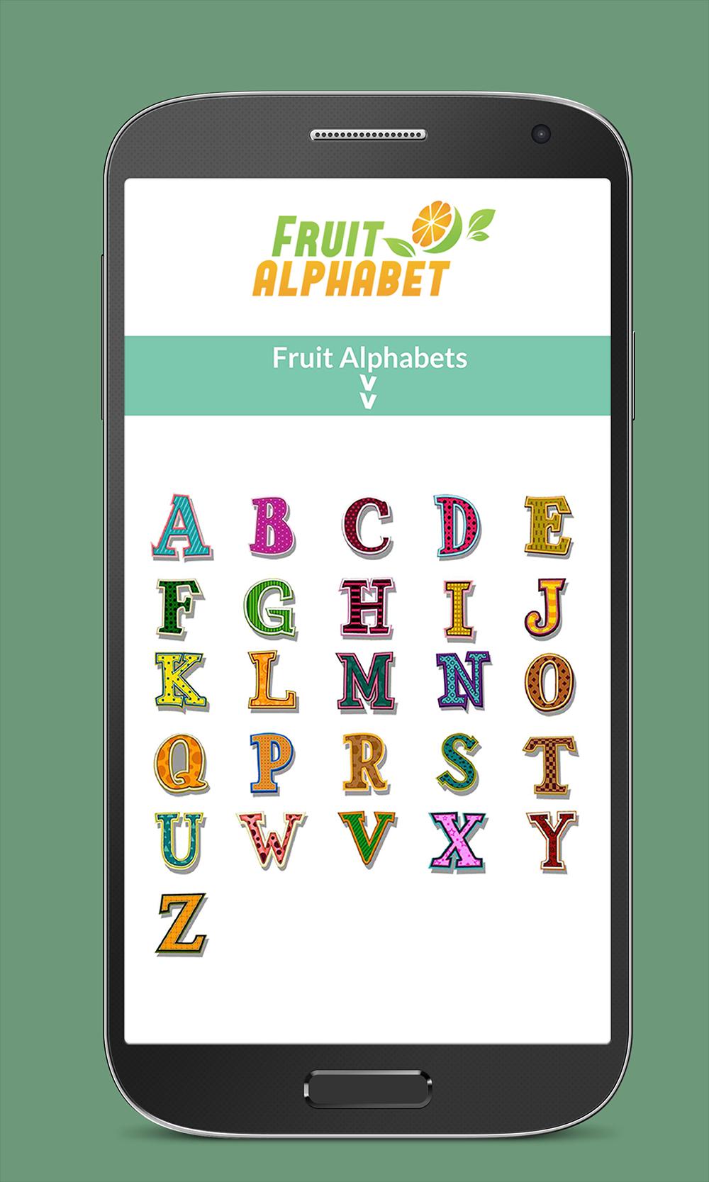 Fruit Alphabet for Kids