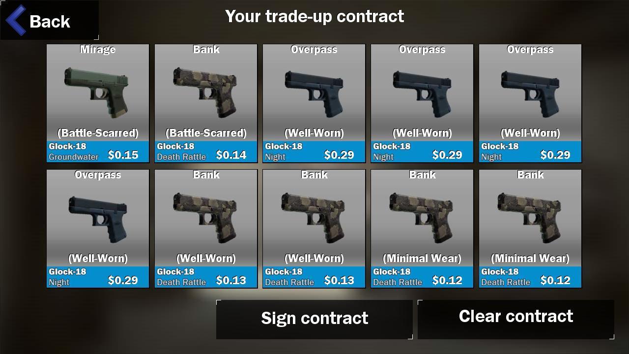 Contract Trade up Simulator