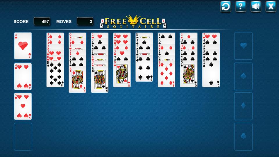 Solitaire Freecell card