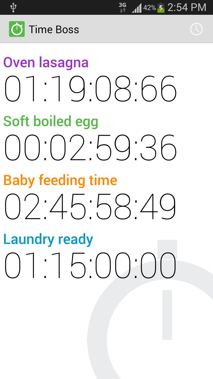 Time Boss: timer and stopwatch
