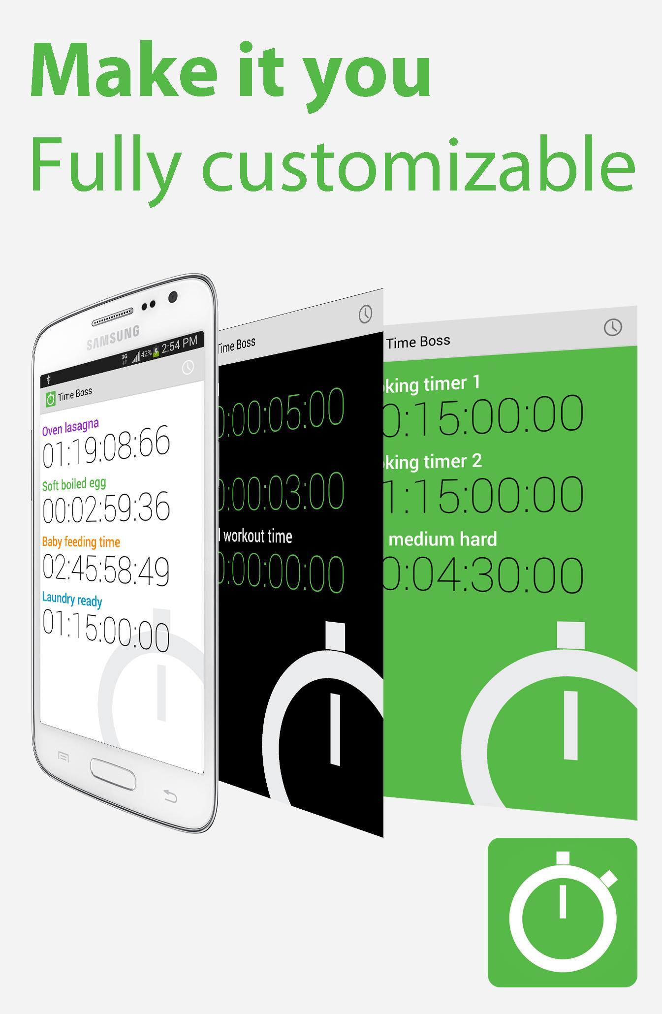 Time Boss: timer and stopwatch