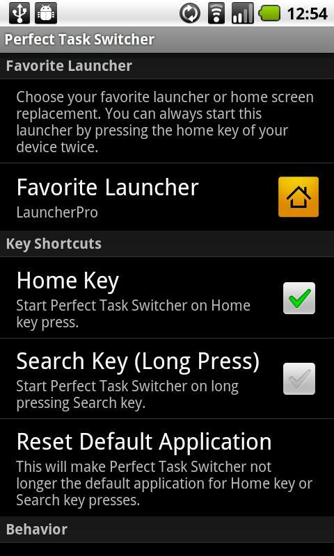 Perfect Task Switcher