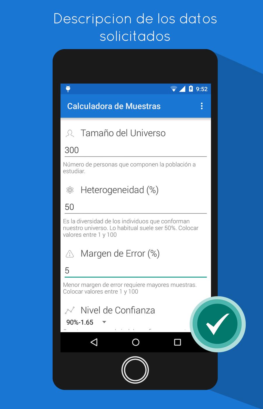 Calculadora de Muestras