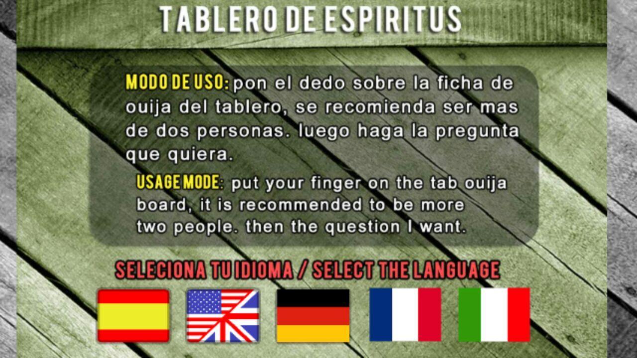 Guija Board Table Contact Espiritus Paranormal