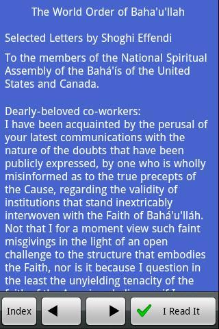 The World Order of Baha'u'llah