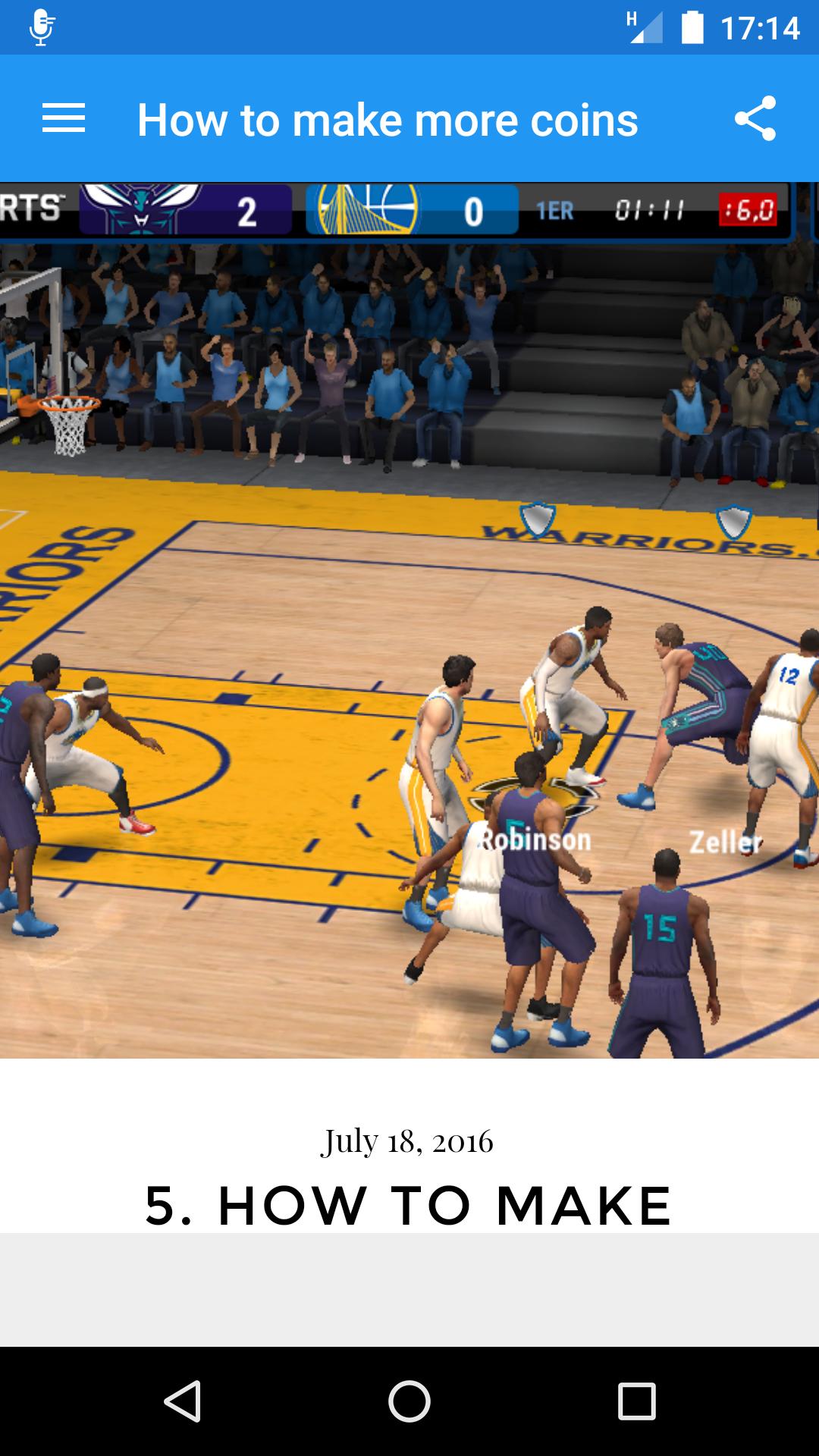 Tips for NBA LIVE Mobile 2016