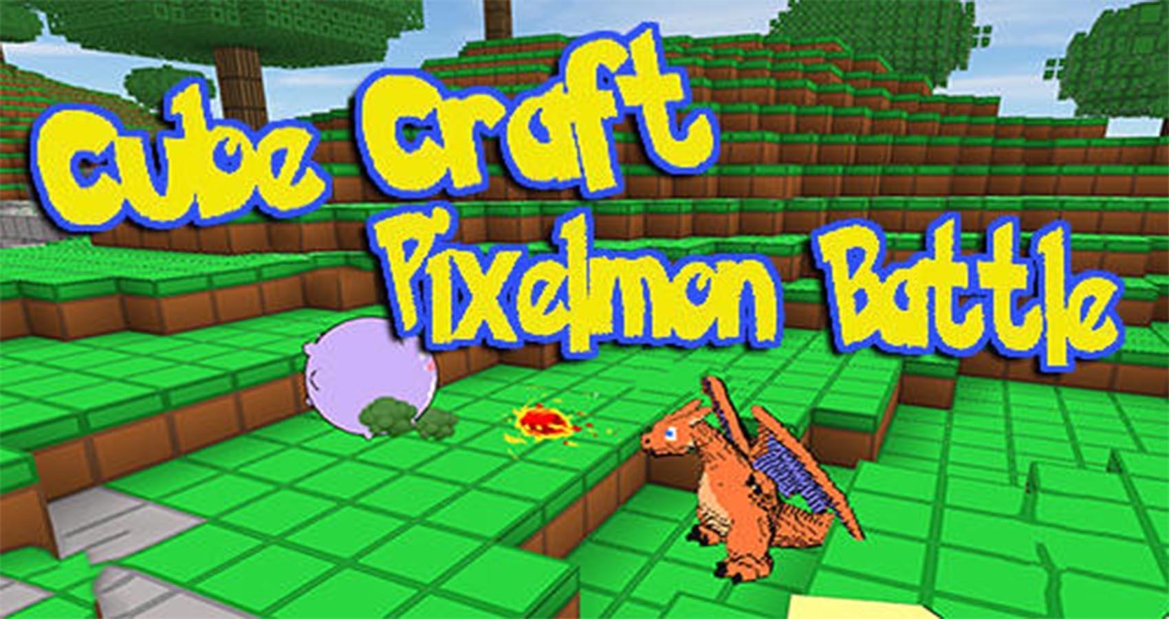 Cube craft go:Pixelmon mod battle