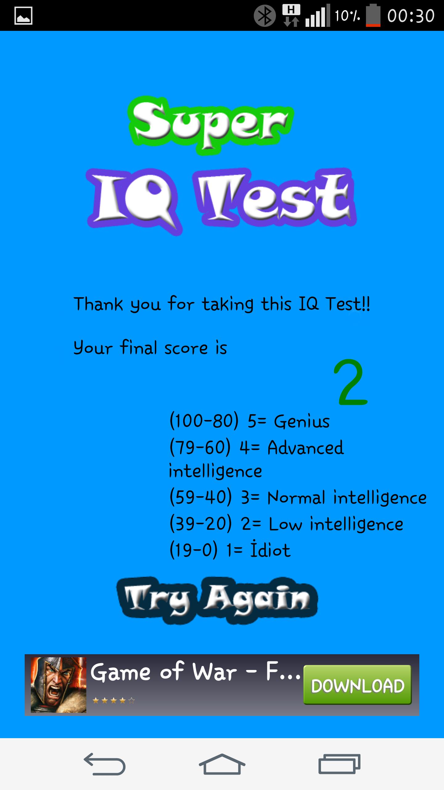 Super IQ Test