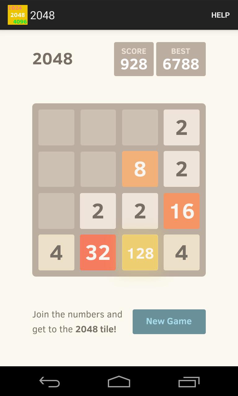 1024 2048 4096 Number Puzzle