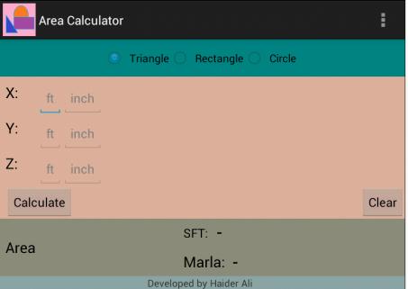 Area Calculator