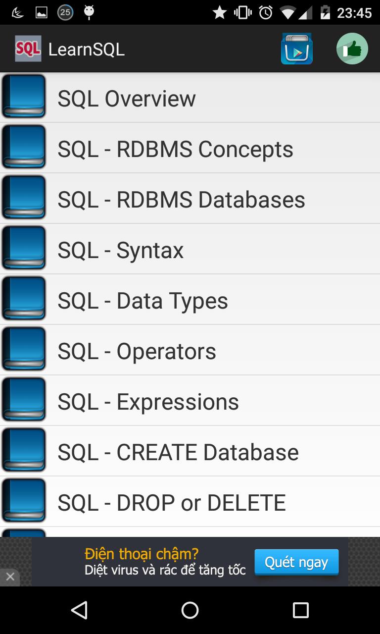 Learn SQL Offline