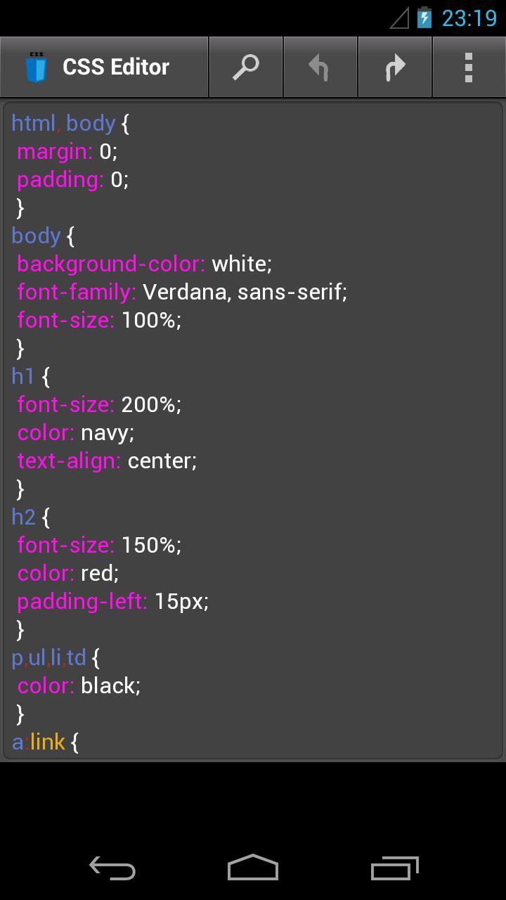 CSS Editor CR