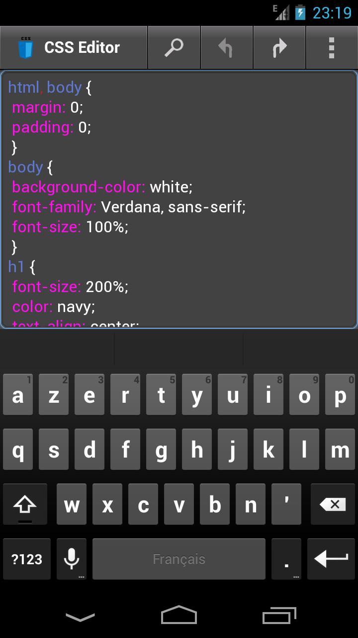 CSS Editor CR