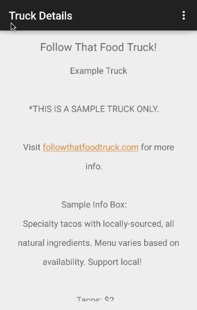 Follow That Food Truck!