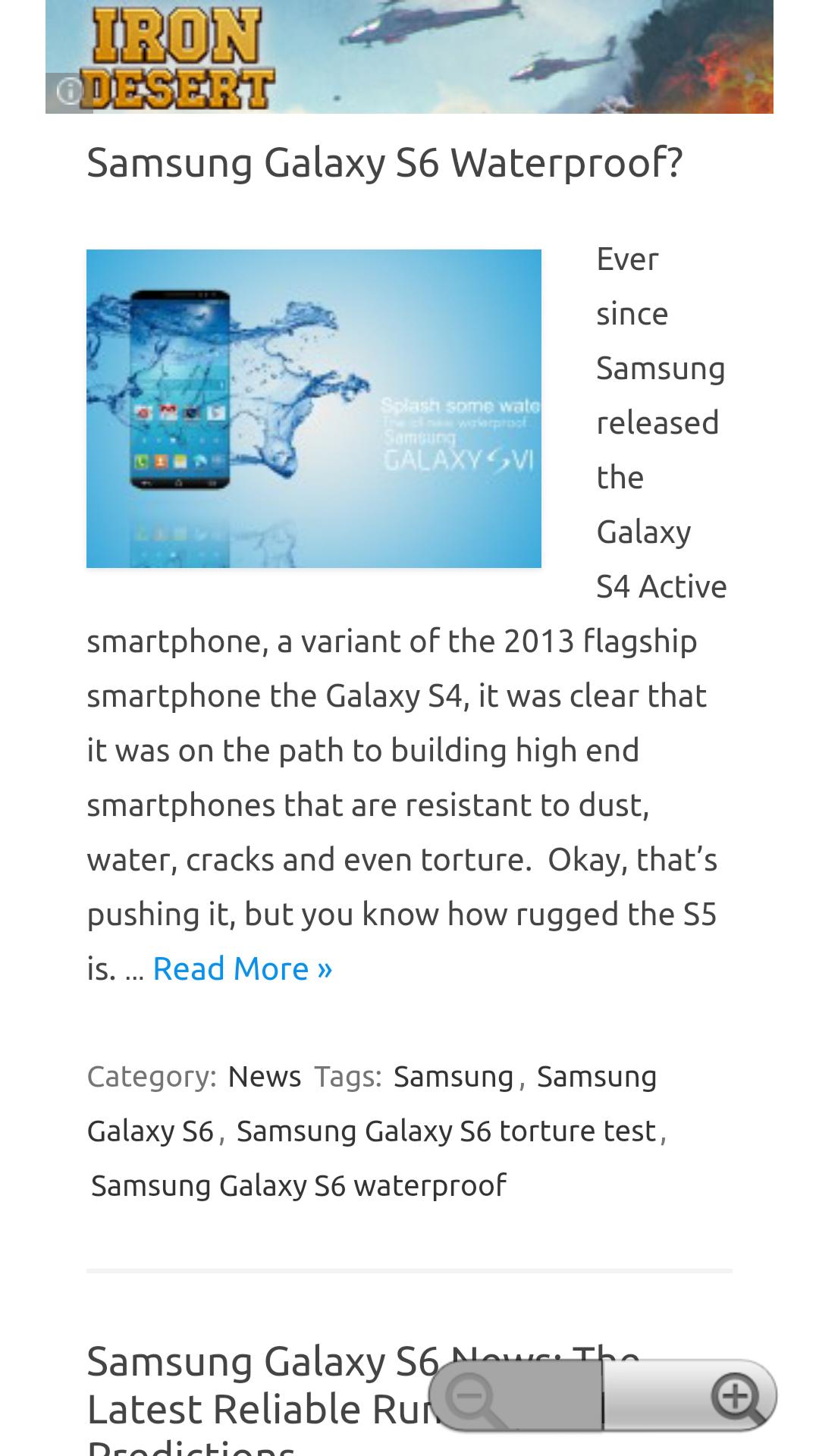 Samsung Galaxy S6 News
