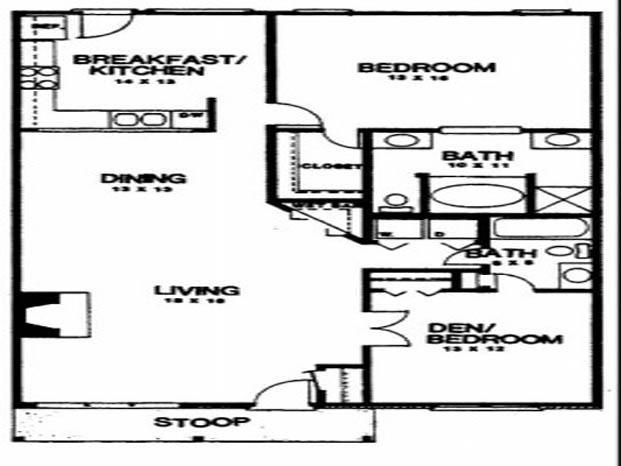 Simple Blueprint House and plans