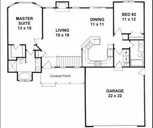 Simple Blueprint House and plans
