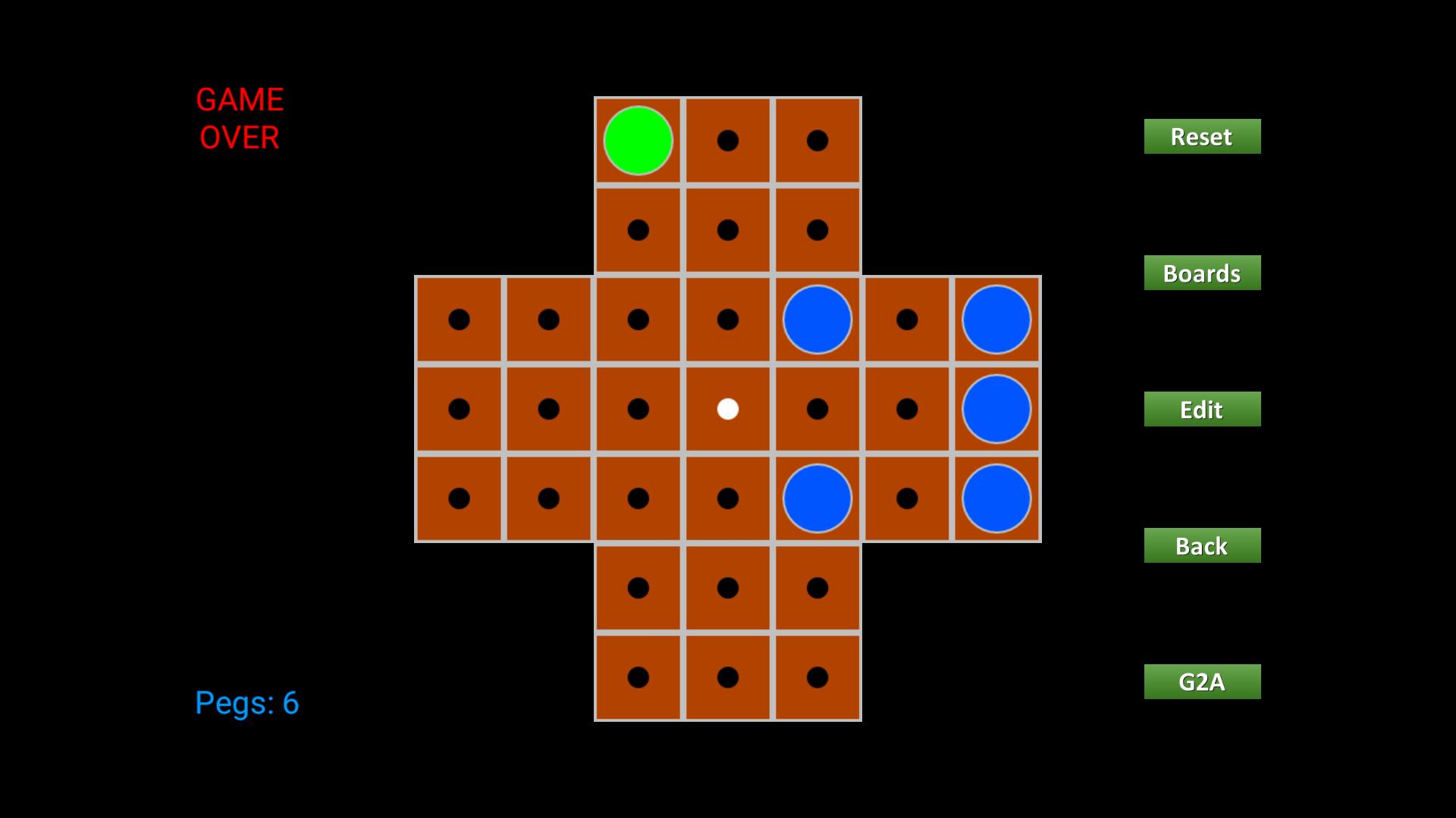 WyeSoft Peg Solitaire