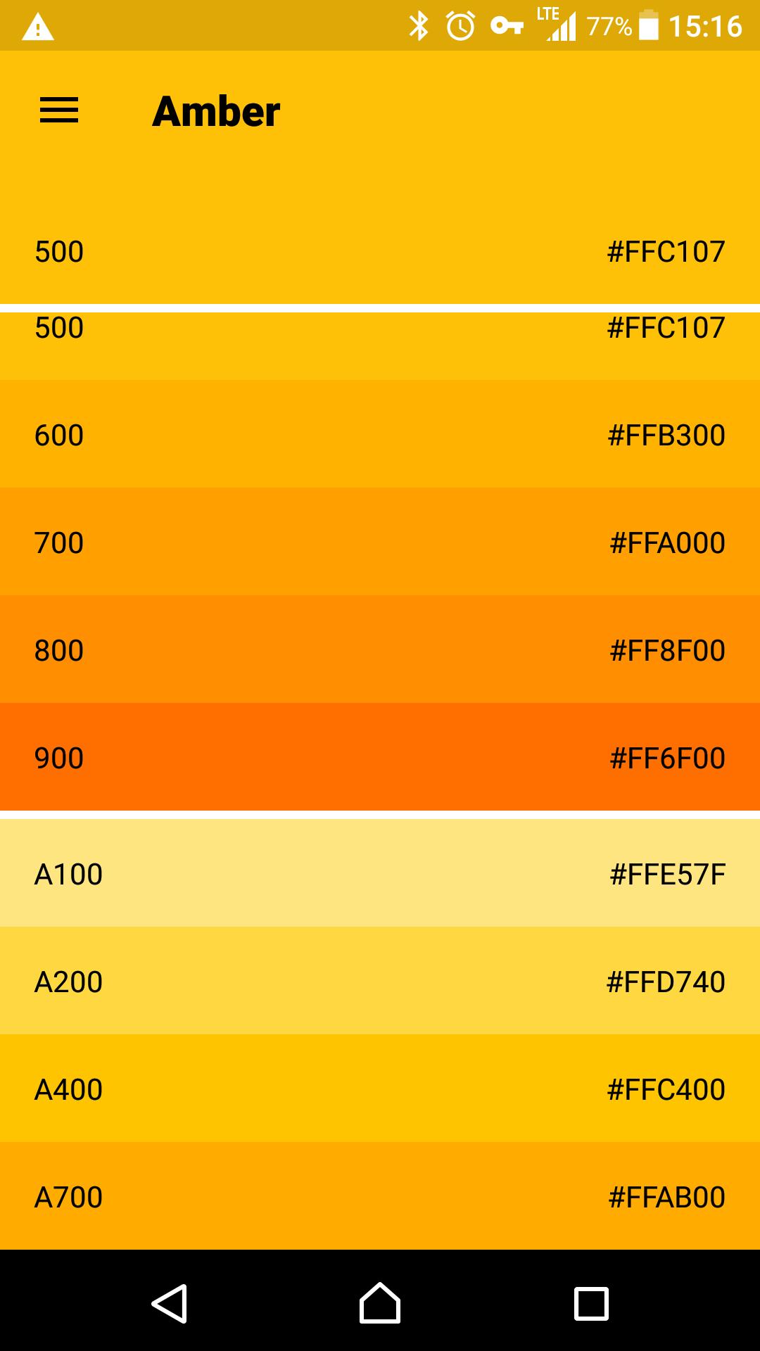 Material Design Color