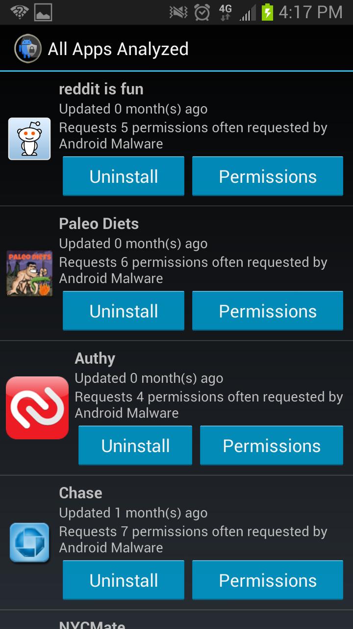 Security Score for Android