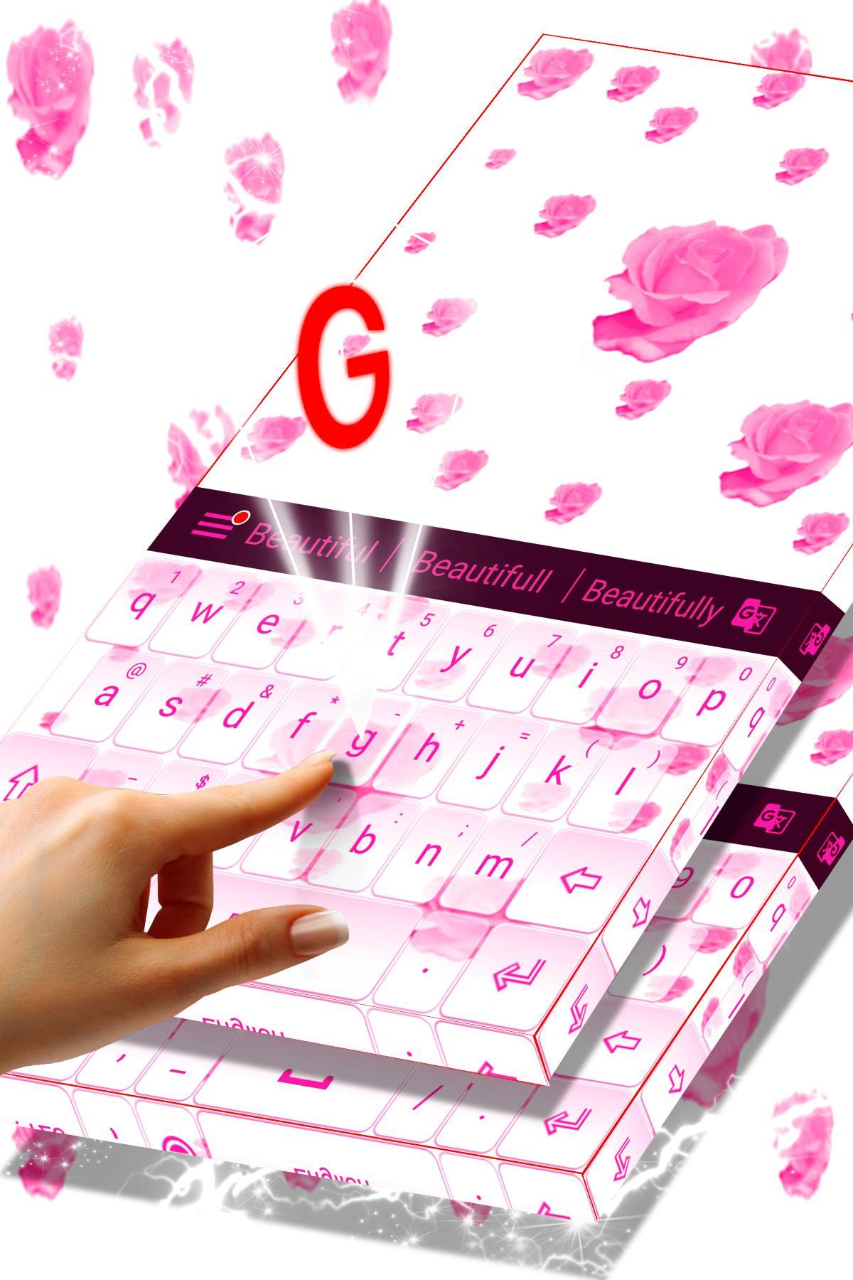 Pink Rose Keyboard
