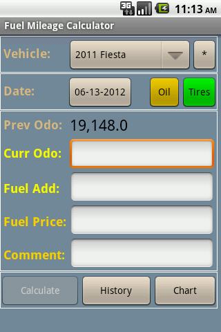 Fuel Mileage Calculator
