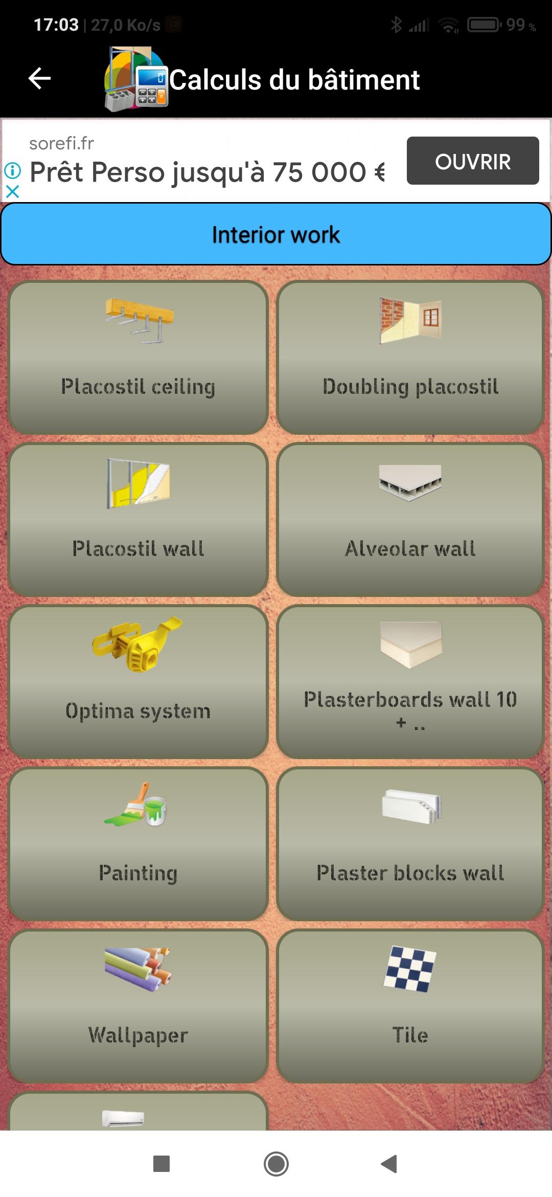 Building calculations