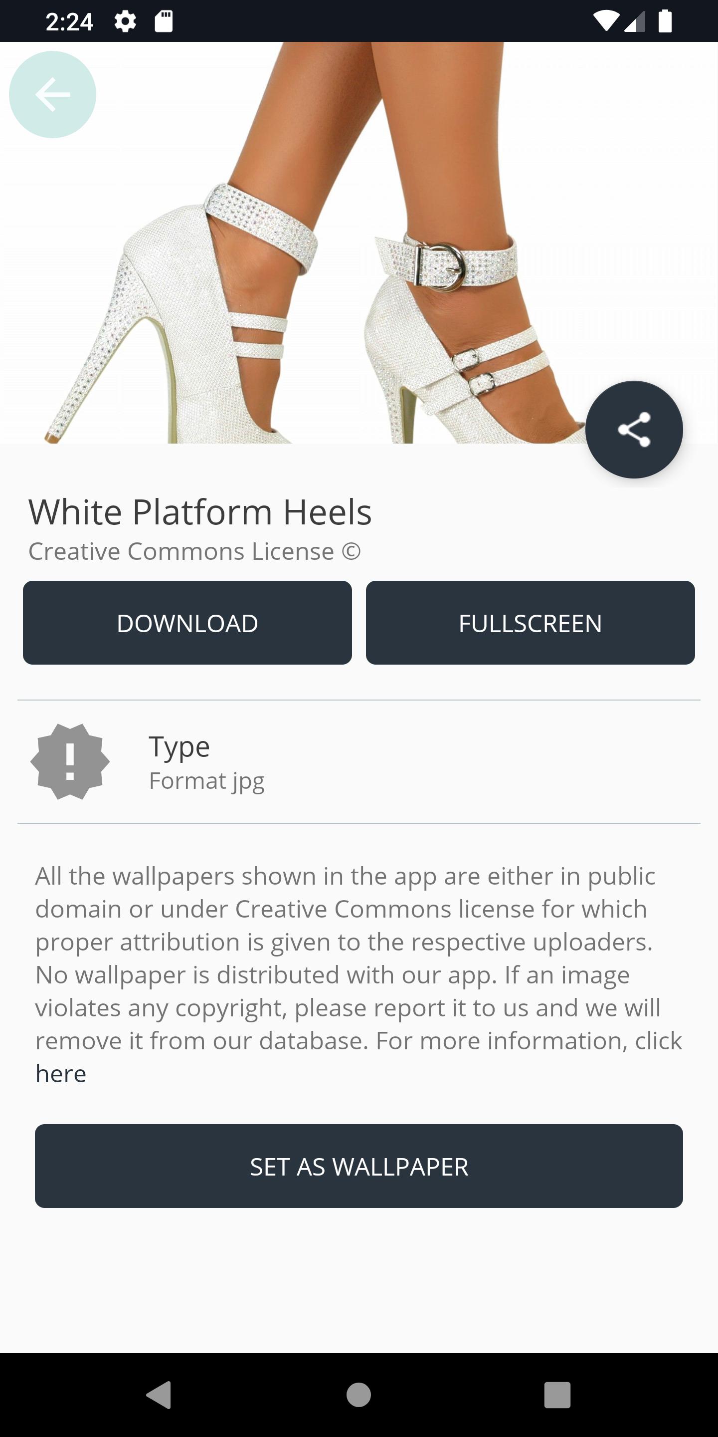 White Platform Heels