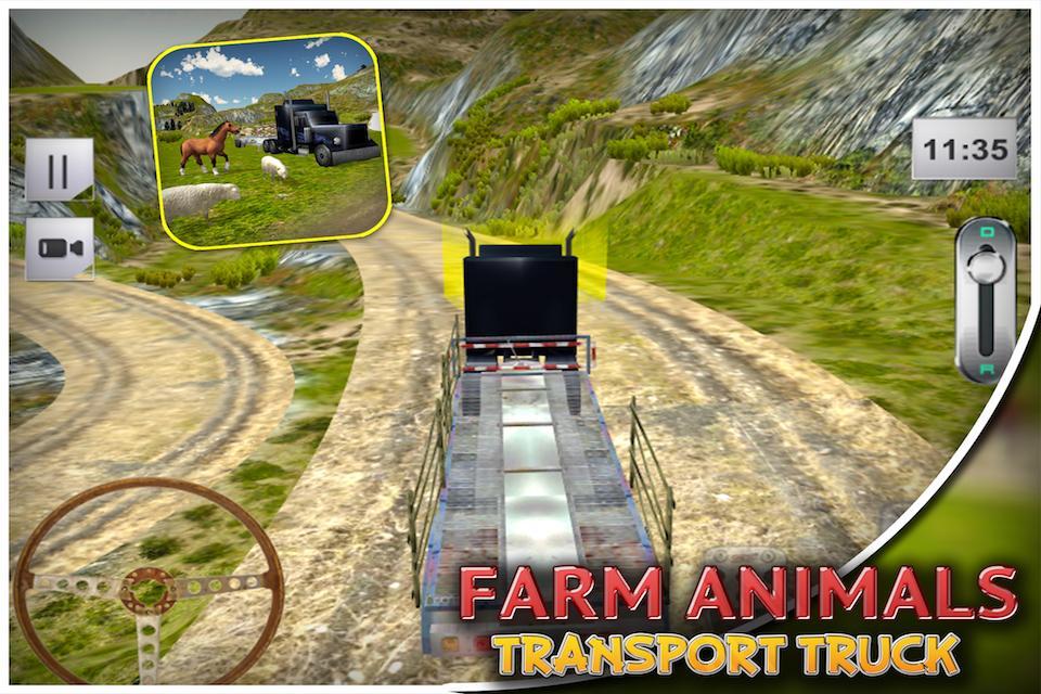 Farm Animal Transport Truck 3D