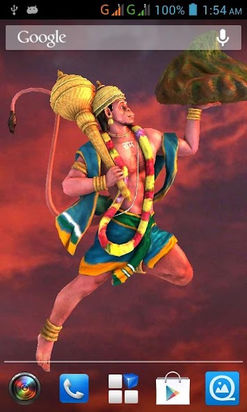 3D Hanuman Live Wallpaper