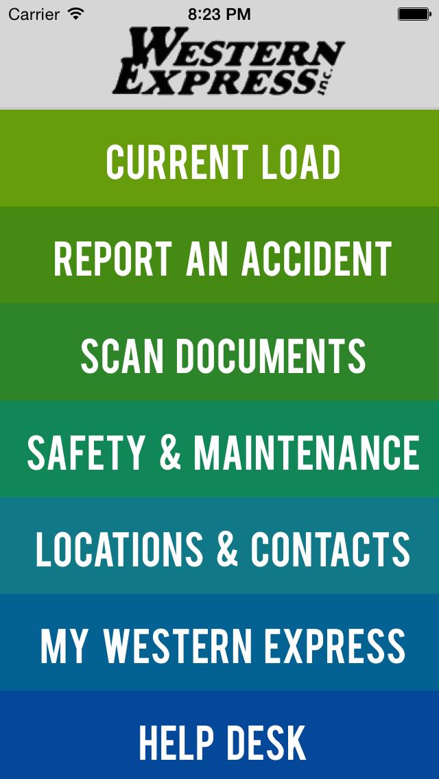 Western Express Driver App