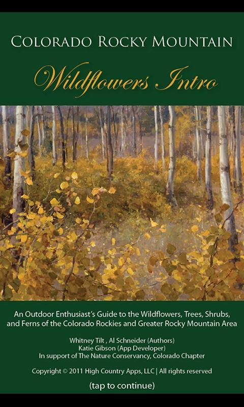 Colorado Wildflowers Intro