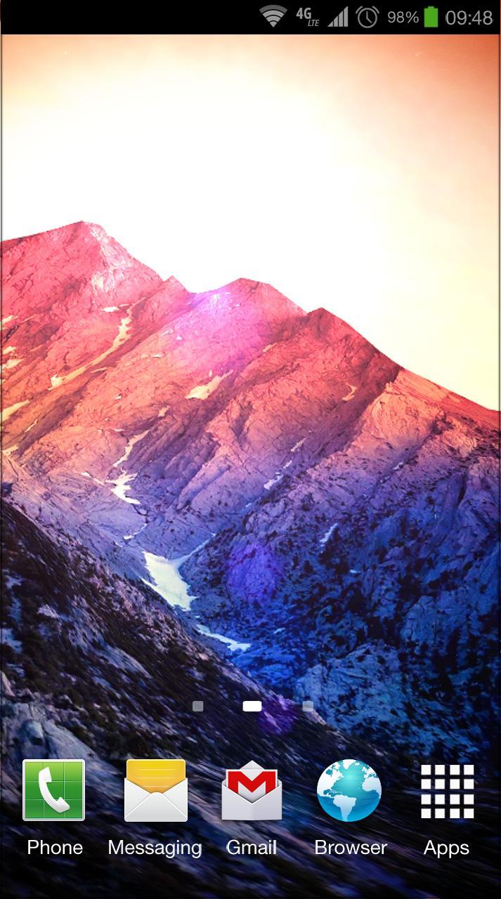 3D Kitkat 4.4 Mountain lwp