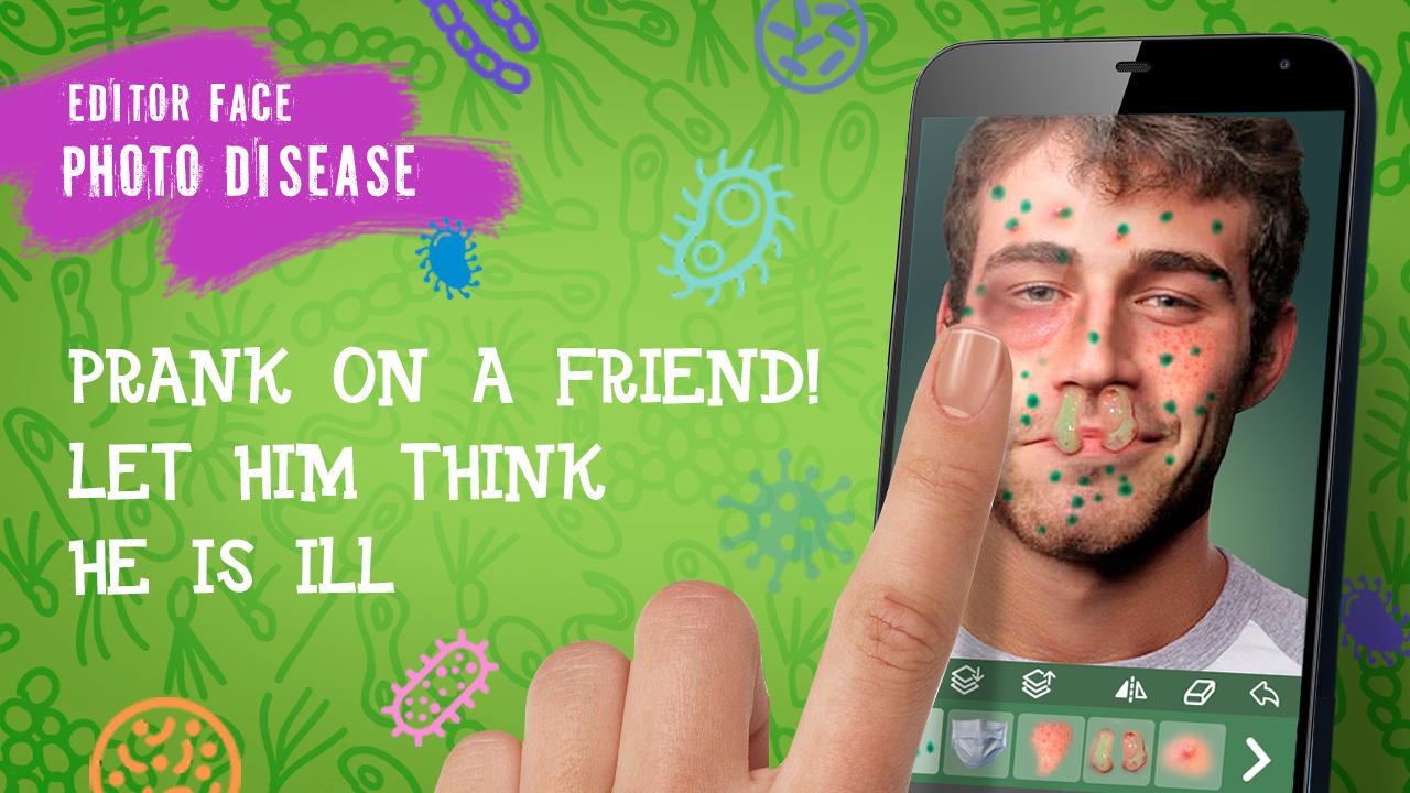 Editor Face. Photo. Disease