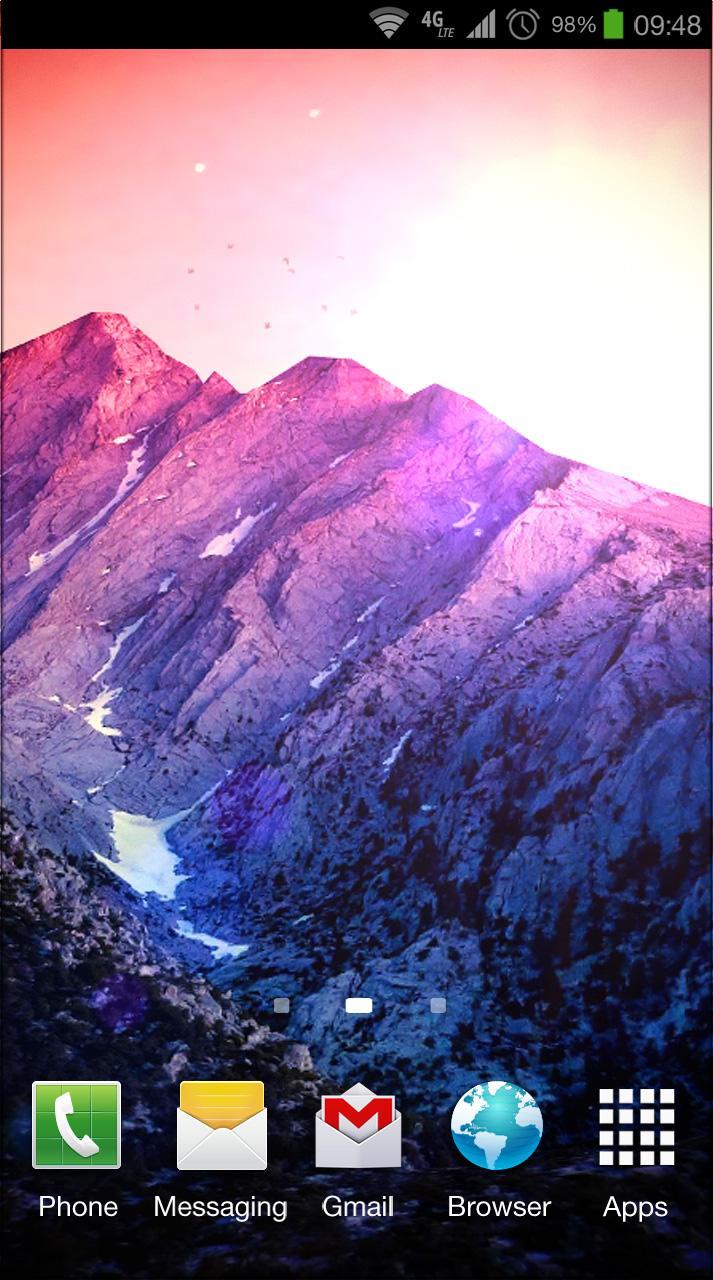 3D Kitkat 4.4 Mountain lwp