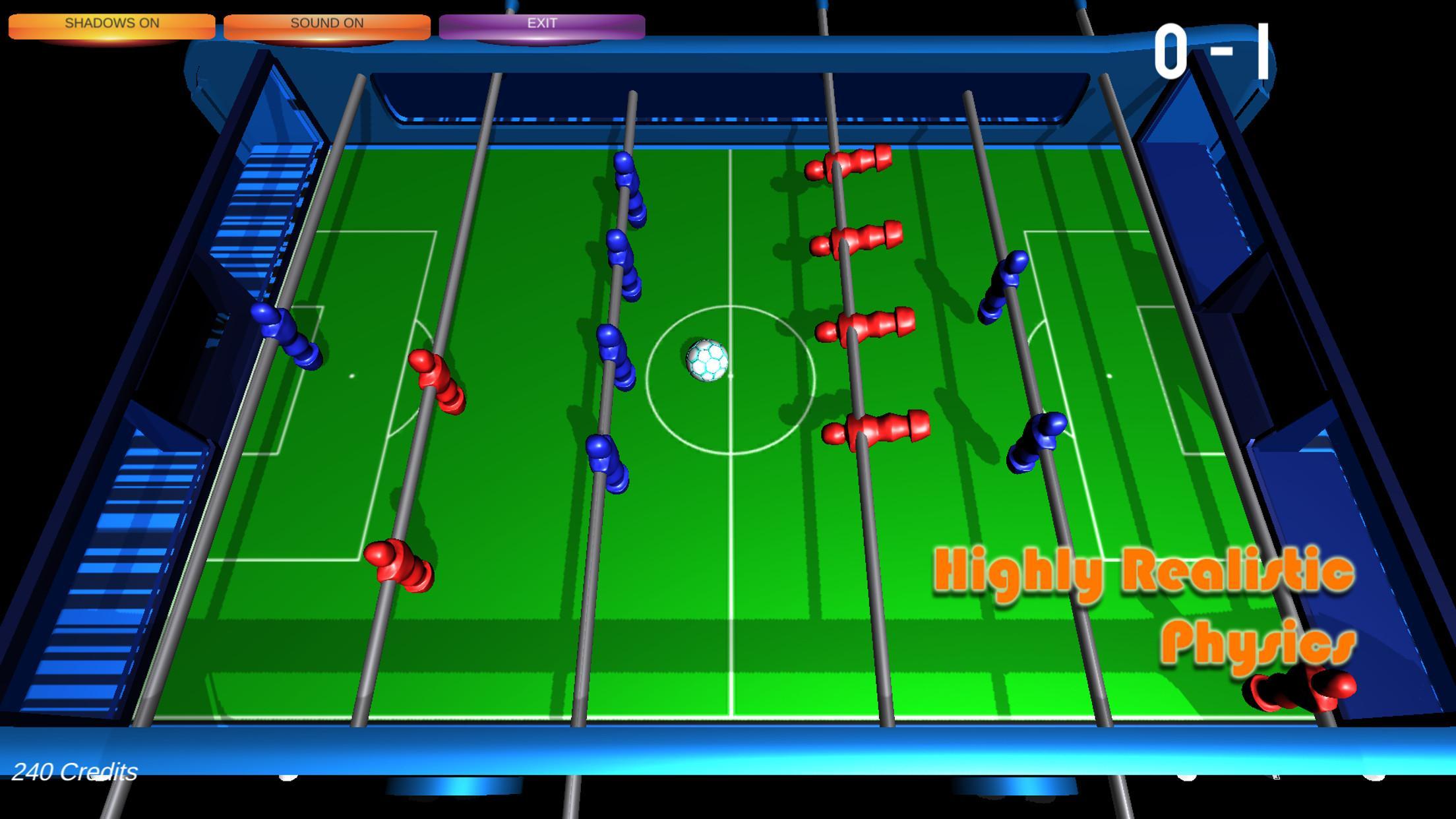Table Soccer Foosball 3D